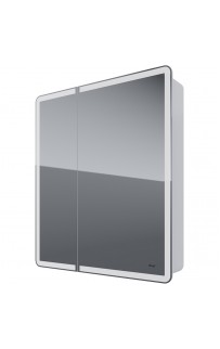 Зеркальный шкаф Dreja Point 70 99.9033 с подсветкой Белый с инфракрасным выключателем
