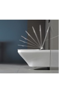 купить Унитаз Duravit 45510900A1 Rimless подвесной с сиденьем Микролифт в EV-SAN.RU