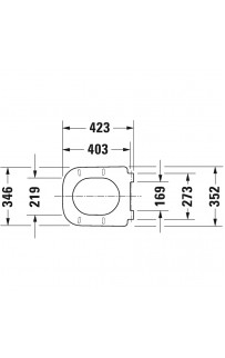 Сиденье для унитаза Duravit Happy D 2 0064591300 Антрацит матовый с микролифтом