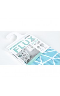 Шторка для ванны Fixsen Design Flux FX-2511 180х200 Белая с китами