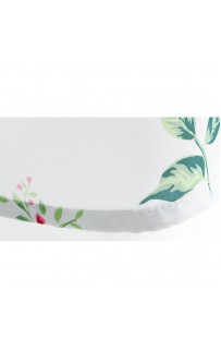 Шторка для ванны Fixsen Design Flora FX-1507 180х200 Белая с цветами