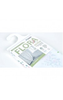 Шторка для ванны Fixsen Design Flora FX-1507 180х200 Белая с цветами
