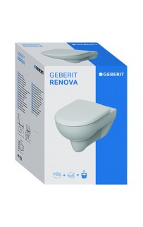 купить Унитаз Geberit Renova 500.802.00.1 с сиденьем в EV-SAN.RU