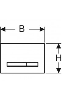 купить Клавиша смыва Geberit Sigma 50 NEW 115.788.DW.2 Черная в EV-SAN.RU