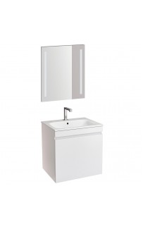 купить Комплект мебели для ванной Geberit Renova Plan 60 529.915.01.6 подвесной Белый глянец в EV-SAN.RU
