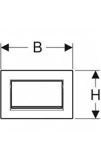 купить Клавиша смыва Geberit Sigma 30 NEW 115.883.JQ.1 Матовый хром в EV-SAN.RU