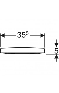 купить Сиденье для унитаза Geberit Acanto 500.604.01.2 Белое в EV-SAN.RU