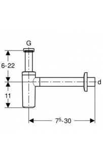 купить Сифон для раковины Geberit 151.035.21.1 Хром в EV-SAN.RU