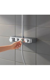 купить Душевая система Grohe Euphoria 26508000 с термостатом Хром в EV-SAN.RU