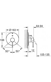 купить Смеситель для душа Grohe Essence New 19285DA1 Теплый закат глянцевый в EV-SAN.RU