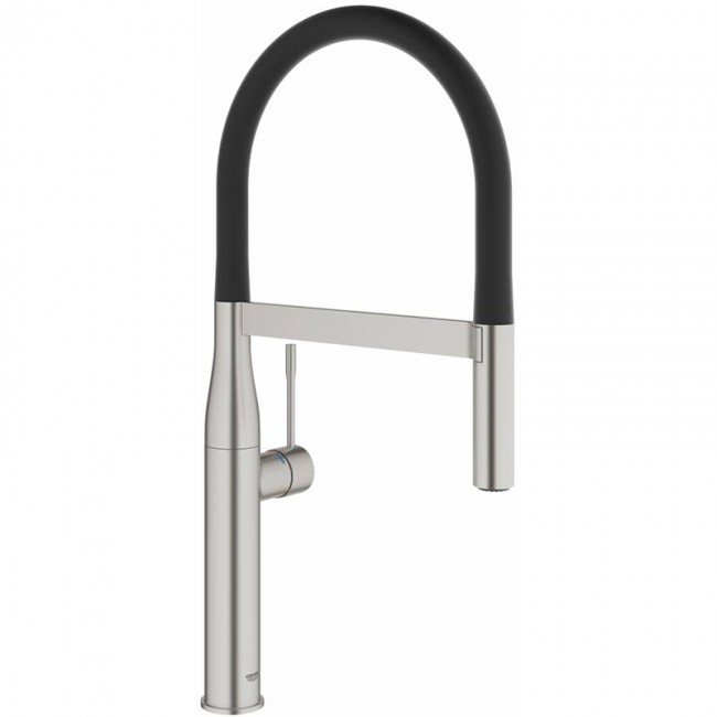 купить Смеситель для кухни Grohe Essence New 30294DC0 Суперсталь Черный в EV-SAN.RU