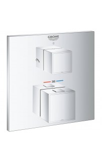 купить Смеситель для душа Grohe Grohtherm Cube 24154000 с термостатом Хром в EV-SAN.RU