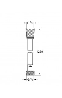 купить Душевой шланг Grohe Silverflex 125 28362GL0 Холодный рассвет в EV-SAN.RU