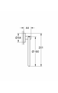 купить Кольцо для полотенец Grohe Essentials 40365GL1 Холодный рассвет в EV-SAN.RU