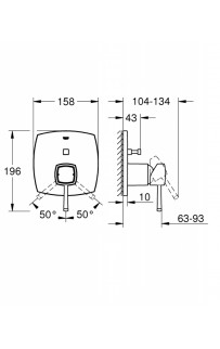 купить Смеситель для душа Grohe Grandera 24068000 Хром в EV-SAN.RU