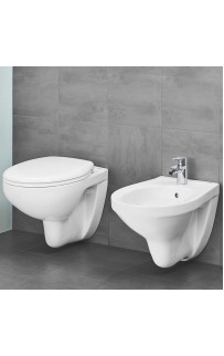 купить Унитаз Grohe Bau Ceramic 39351000 подвесной с сиденьем Микролифт в EV-SAN.RU