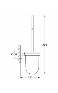 купить Ершик для унитаза Grohe Essentials 40374GN1 Холодный рассвет в EV-SAN.RU