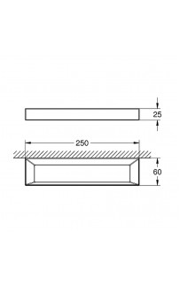 купить Полотенцедержатель Grohe Selection Cube 40766000 Хром в EV-SAN.RU