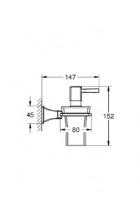 купить Дозатор для жидкого мыла Grohe Grandera 40627000 Хром Белый в EV-SAN.RU