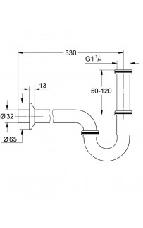 купить Сифон для биде Grohe 28961000 Хром в EV-SAN.RU