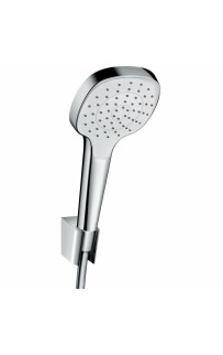 купить Душевой гарнитур Hansgrohe Croma Select E 26412400 Хром Белый в EV-SAN.RU