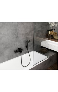 купить Смеситель для ванны Hansgrohe Vernis Blend 71440670 Черный матовый в EV-SAN.RU