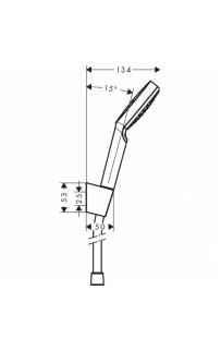 купить Душевой гарнитур Hansgrohe Crometta 26690400 Хром Белый в EV-SAN.RU