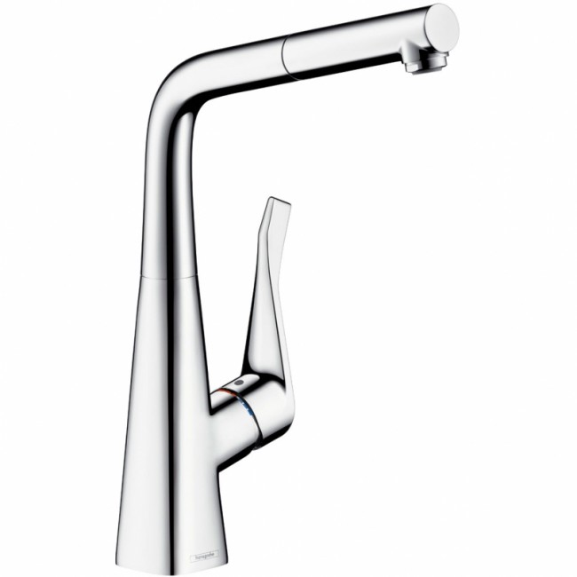 купить Смеситель для кухни Hansgrohe Metris 14821000 Хром в EV-SAN.RU