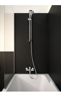 купить Душевой гарнитур Hansgrohe Croma Select E 26582400 Хром Белый в EV-SAN.RU