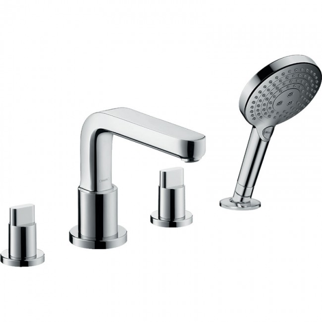 купить Смеситель на борт ванны Hansgrohe Metris S 31443000 Хром в EV-SAN.RU