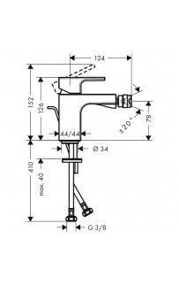 купить Смеситель для биде Hansgrohe Vernis Shape 71211670 Черный матовый в EV-SAN.RU