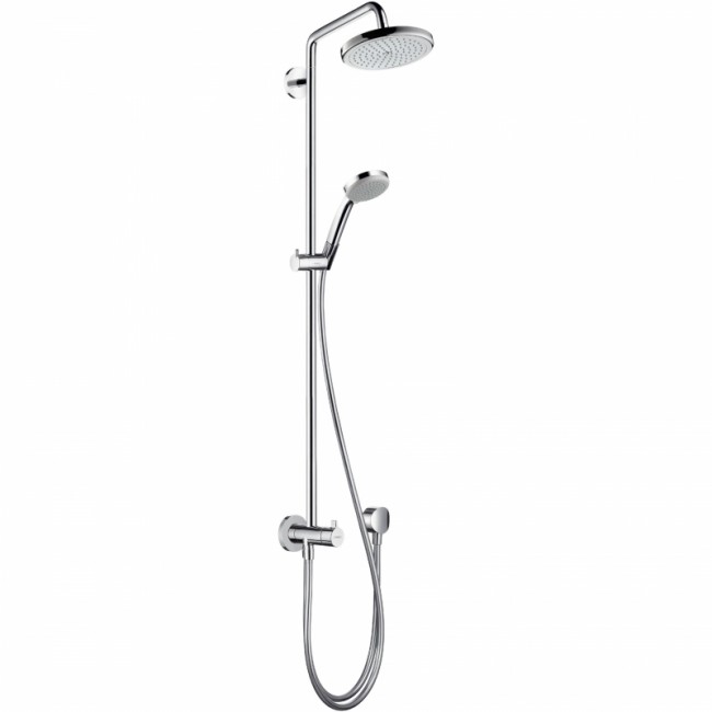 купить Душевая система Hansgrohe Croma Showerpipe Reno 27224000 без смесителя Хром в EV-SAN.RU