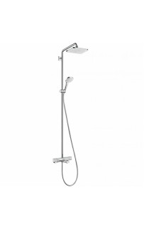 купить Душевая система Hansgrohe Croma E Showerpipe 27687000 с термостатом Хром в EV-SAN.RU