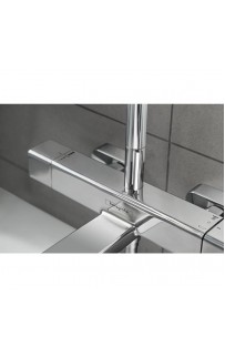 купить Душевая система Hansgrohe Croma E Showerpipe 27687000 с термостатом Хром в EV-SAN.RU