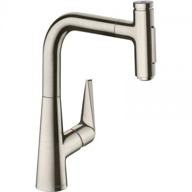 купить Смеситель для кухни Hansgrohe Talis Select M51 72824800 Нержавеющая сталь в EV-SAN.RU