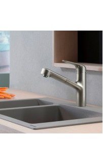 купить Смеситель для кухни Hansgrohe Focus M4214-H150 71829800 Сталь в EV-SAN.RU