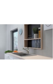 купить Смеситель для кухни Hansgrohe Focus M4214-H150 71829800 Сталь в EV-SAN.RU