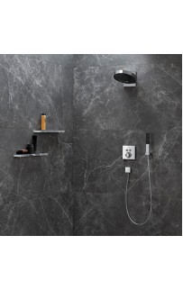 купить Ручной душ Hansgrohe Rainfinity 26866000 Хром Черный в EV-SAN.RU