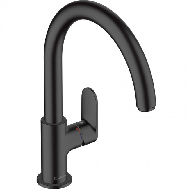 купить Смеситель для кухни Hansgrohe Vernis Blend 71870670 Черный матовый в EV-SAN.RU