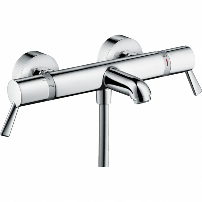 купить Смеситель для ванны Hansgrohe Ecostat Comfort Care 13115000 с термостатом Хром в EV-SAN.RU