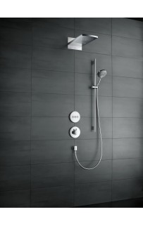 купить Смеситель для душа Hansgrohe ShowerSelect S 15742000 с термостатом Хром в EV-SAN.RU