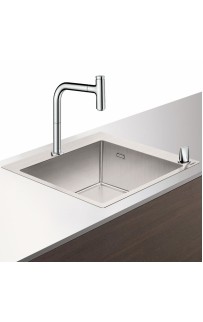 купить Кухонная мойка Hansgrohe C71-F450-06 43201000 со смесителем Хром в EV-SAN.RU