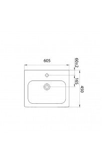 Раковина Iddis 60 0146000i28 Белая