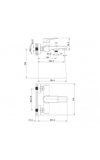 Смеситель для ванны Iddis Bridge BRDSB00i02WA Хром