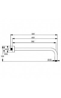 купить Душевая система Ideal Standard Ceratherm BD006XC с термостатом Хром в EV-SAN.RU