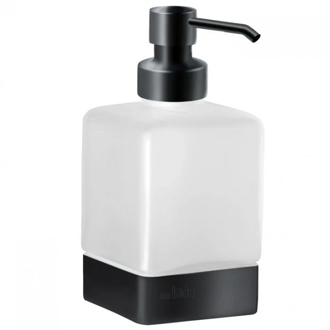 купить Дозатор для жидкого мыла Inda Lea A1812ZNE21 Черный матовый в EV-SAN.RU