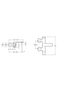 купить Смеситель для ванны Jacob Delafon Composed E73095-TT Титан в EV-SAN.RU