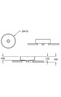 купить Раковина-чаша Jacob Delafon Delta Pure 41 E90012-0 Белая в EV-SAN.RU