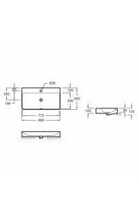 купить Раковина Jacob Delafon Vox 80 EVC112-00 Белая в EV-SAN.RU