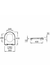 купить Сиденье для унитаза Jacob Delafon Odeon E70006-00 Белое с микролифтом в EV-SAN.RU